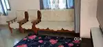 Sofa set of 5 seater good condition with cover