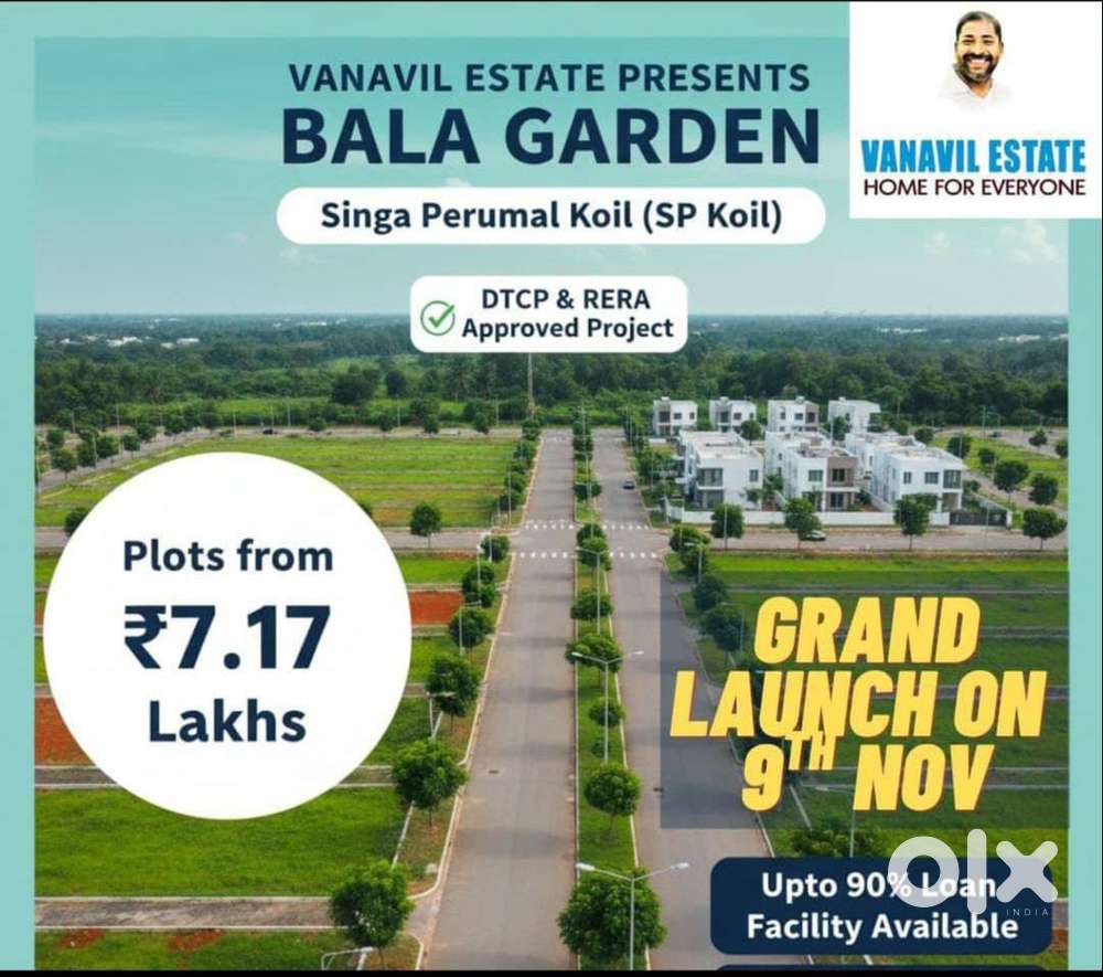 on road & railway station near 1.5 km residential plots for sale