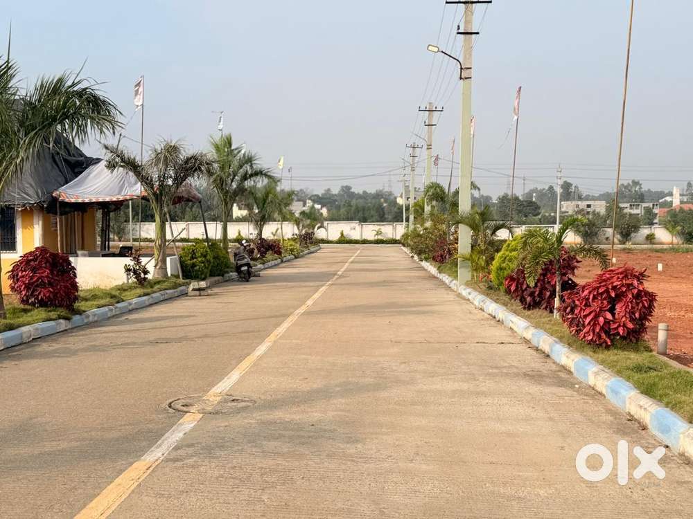 Well, developed a plot for sale at Mallur township