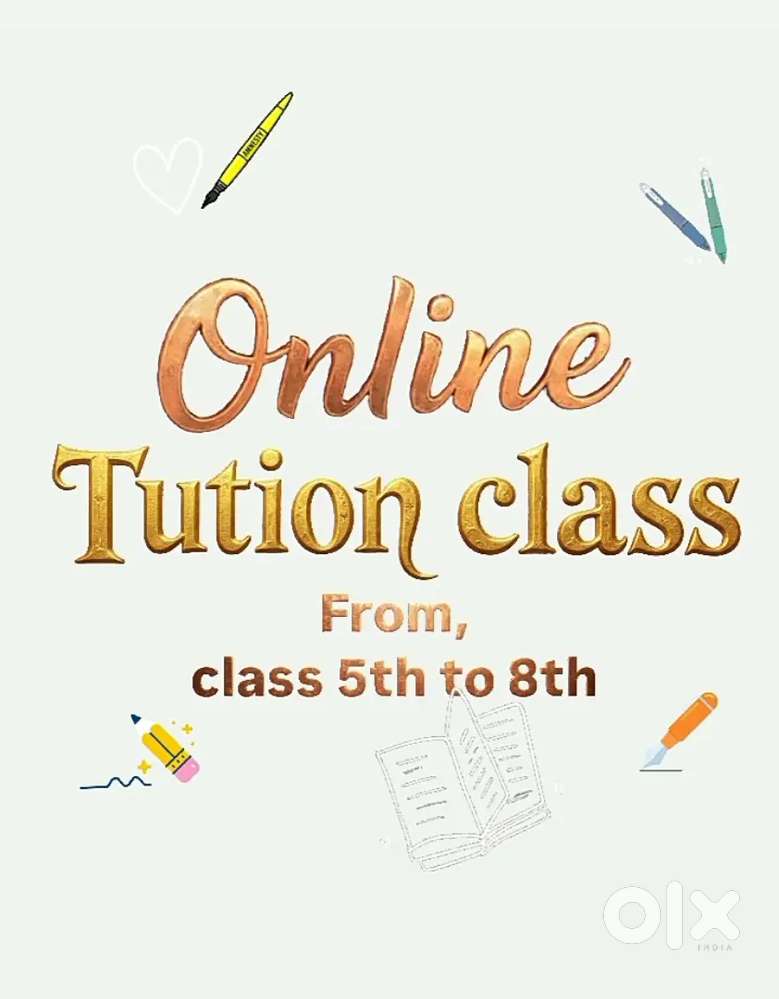 Maths and science Online tution class 5 to 8th class