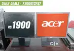COMPUTER MONITOR  ACER BRAND  WARRANTY 3 MONTH