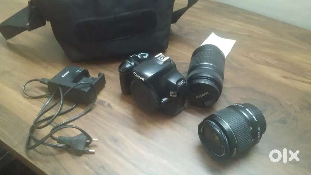 Canon EOS 1100 D + 2 lenses + Camera bag - Excellent Condition