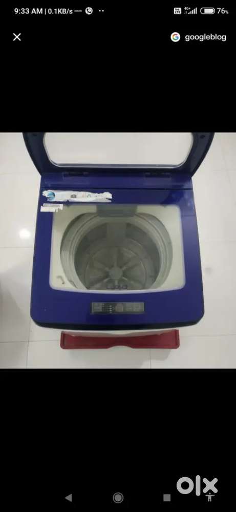 7.5 kg automatic washing machine of Lloyd 2021 model(negotiable)