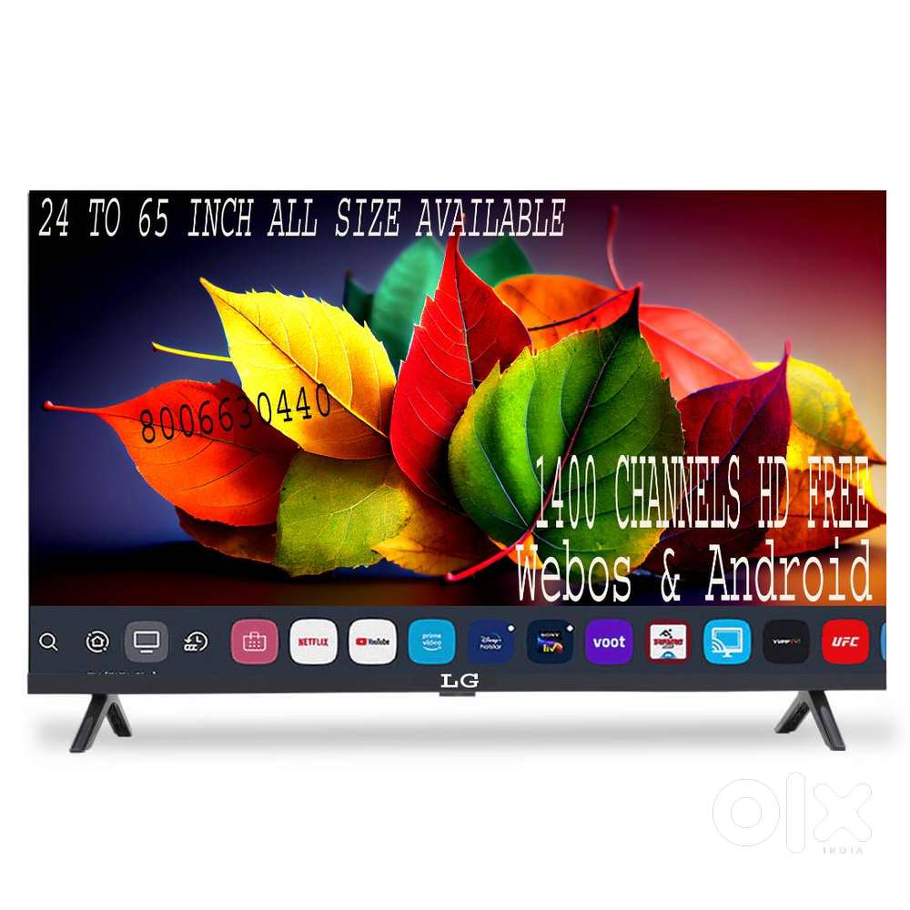 24 TO 65 Inch Webos & Androide Led TV All Size Available 32 Smart=6998