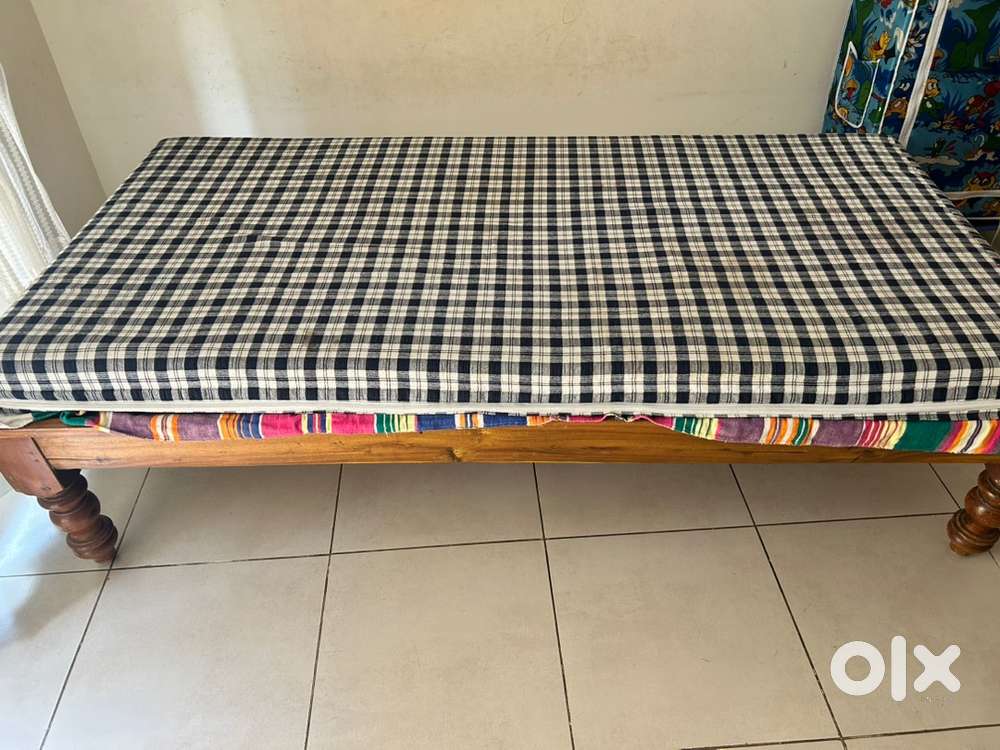 single bed cot and mattress