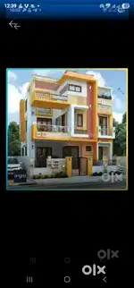 2 bhk flat with marble furnished