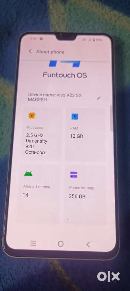 Vivo v23  12gb / 256