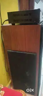 Amplifier with speaker pair Double 10