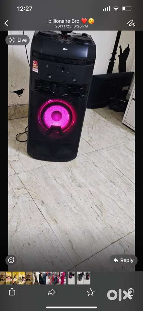LG x boom party speaker