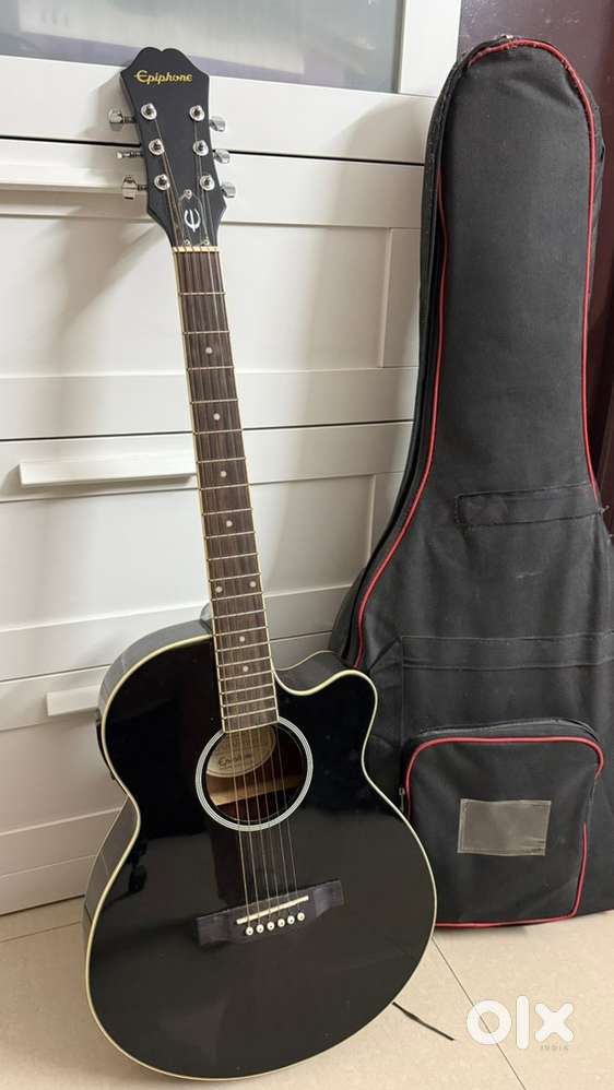 Epiphone acoustic guitar with tuner