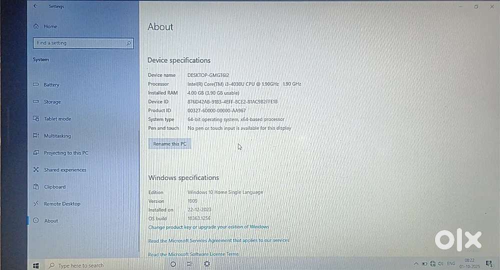 Lanovo laptop