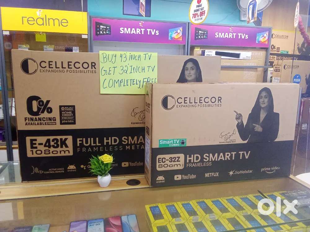 New model cellcor tv 3 years warranty