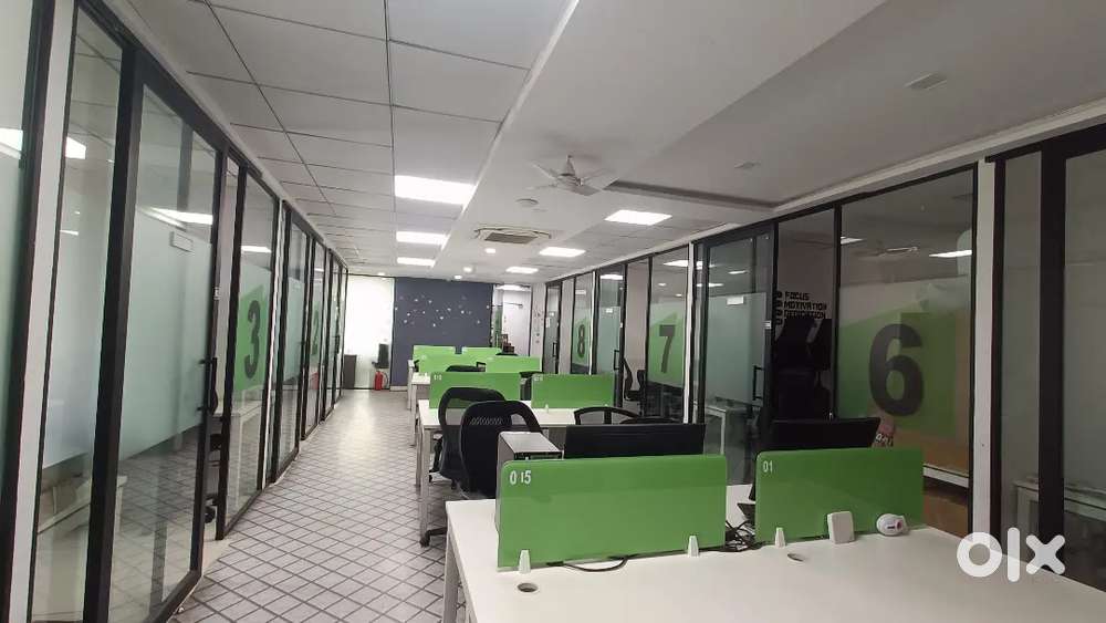 20 Workstations 8 Cabins 1 Conference plug and play office for Rent