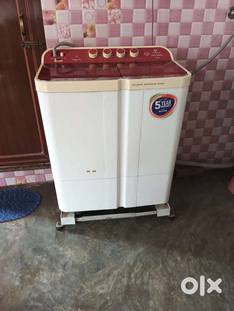 Washing machine running