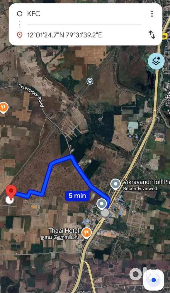 Near Vikravandi Toll plaza