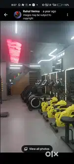 Female receptionist at gym