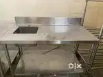 Sink with table Used commericial restaurant kitchen equipments