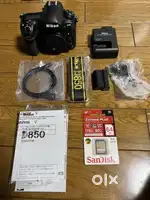 Used product NIKON D850 45.7MP Digital SLR Camera Black Body Only.