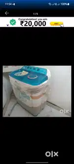 Llyod 8 Kg Semi Autometic Just Like New Condition