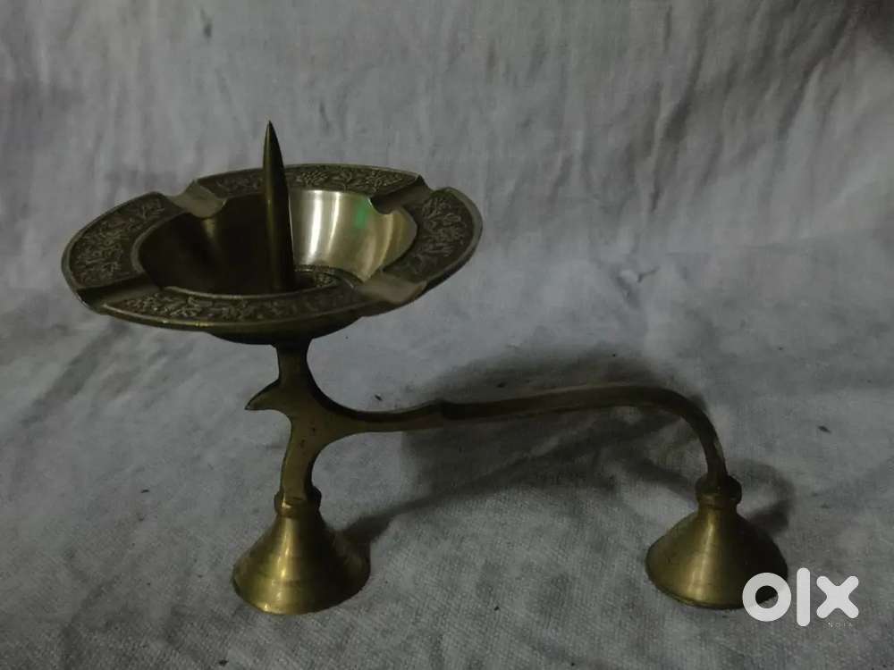 Antique pure brass solid heavy diya 12/13/22 cm