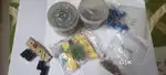electrolytic capacitor , small nuts and bolts