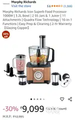 Morphy Richards Food Processor