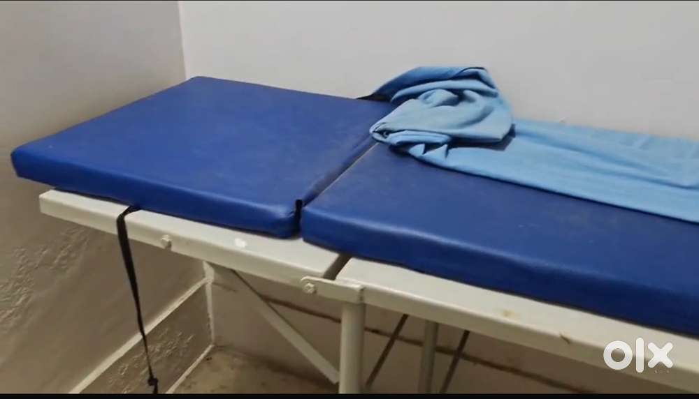 Bed and table with chair