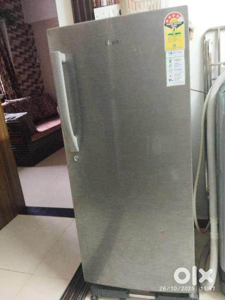 Haier 190 ltr single door ref 4 star working in good condition