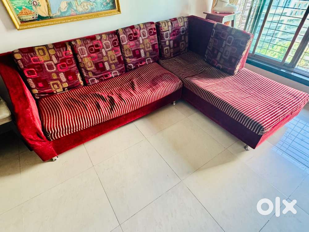 L shaped sofa set