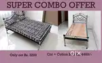 Cot , Steel cot , Bed , Single , Double , Queen size Bed New @K JEWR56