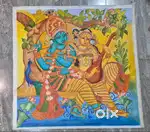 Hand painted mural style painted on canvas - ready to frame