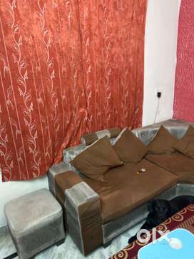 8 seater L shape sofa set with square center table