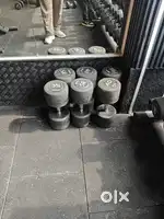 40kg & 35 kg dumbbells pear