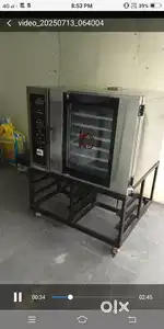Convection oven tokra machine 7 feet table