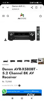 denon 5.2(28k) warranty, sony 6.1(13k), Pioneer 9.2