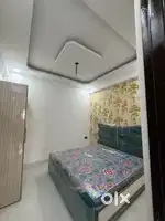 2bhk semi furnished flats on road available with airy room's