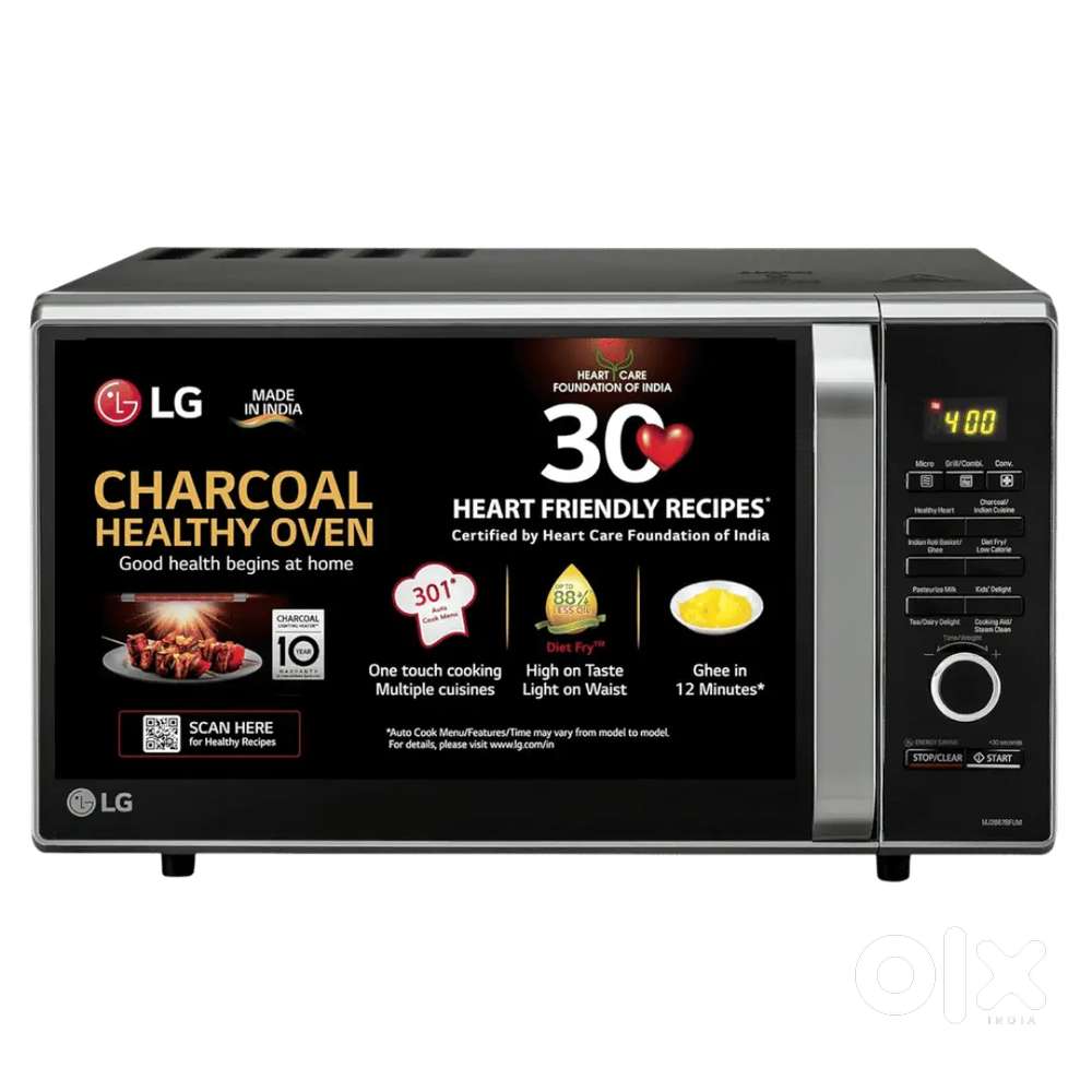 LG 28L Charcoal Microwave Oven