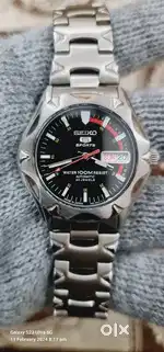 Seiko 5 automatic sporty dial watch tissot oris rado apple tag citizen