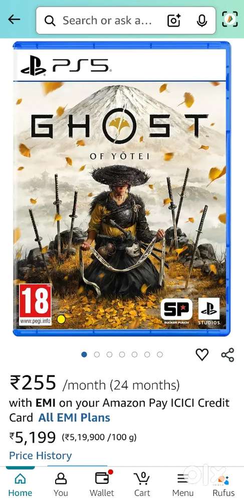 Ghost Of Yotei Ps5 (Disc)