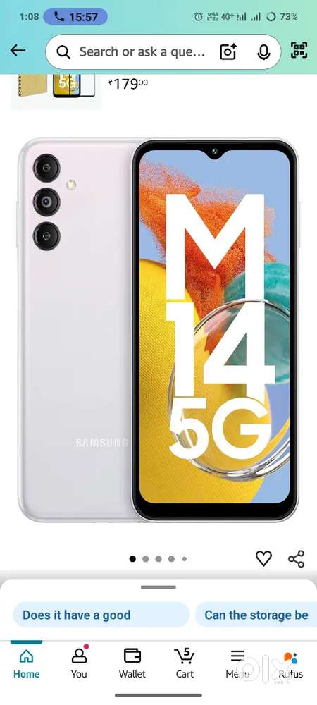 Samsung M14 4GB, 128GB