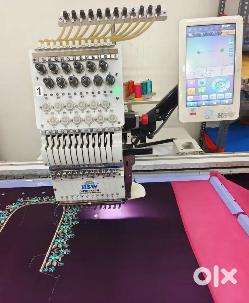 HSW 20/48 FRAME COMPUTER EMBROIDERY MACHINE