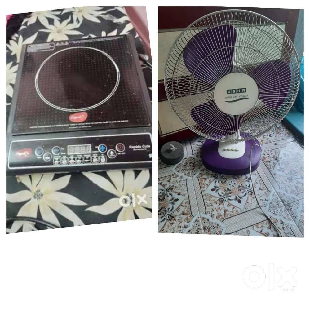 Table fan Induction stove