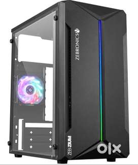 ZEBRONICS ZIUM Mid-Tower Gaming Cabinet (ONLY CASE) (price NEGO)