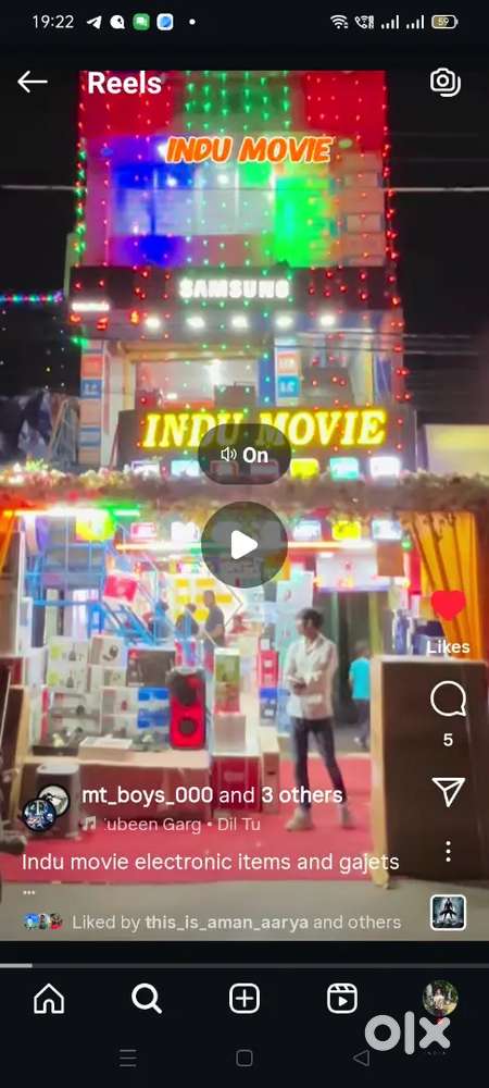 Sales boy for electronic home appliances shop