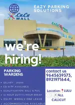 Parking warden at Lulu mall Calicut