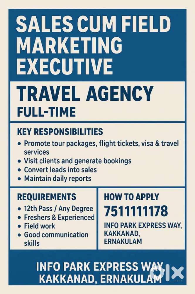 Field Marketing Executive – Travel Agency