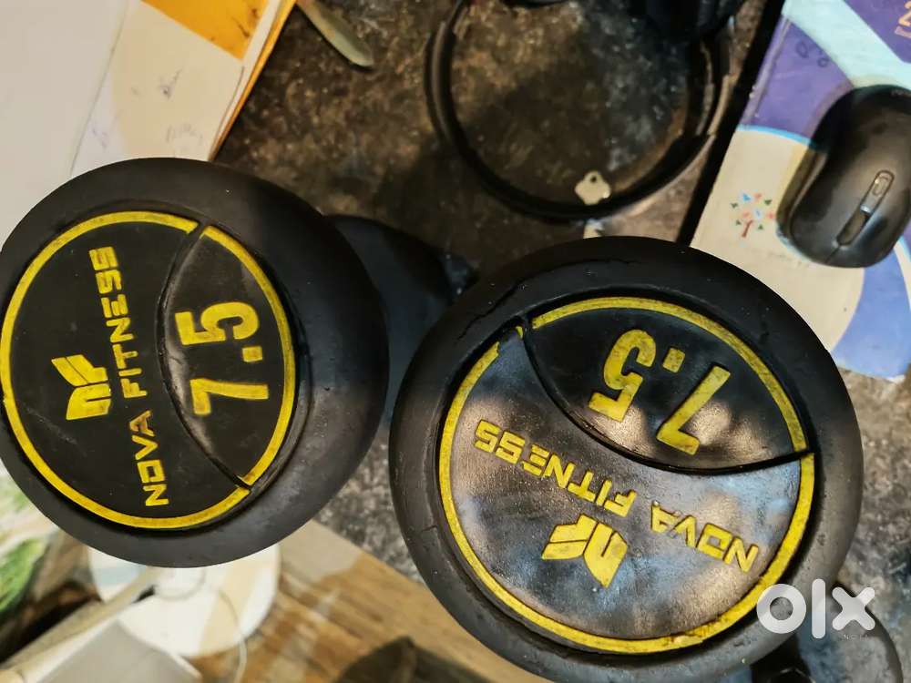 7.5 kg dumbbell pair