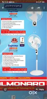 Pedestal Fan 400 mm Brand new for sale