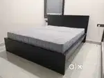 Ikea queen size bed with mattress