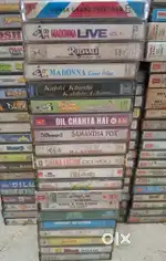 Hindi audio cassettes & TDK audio blank B60 cassettes available